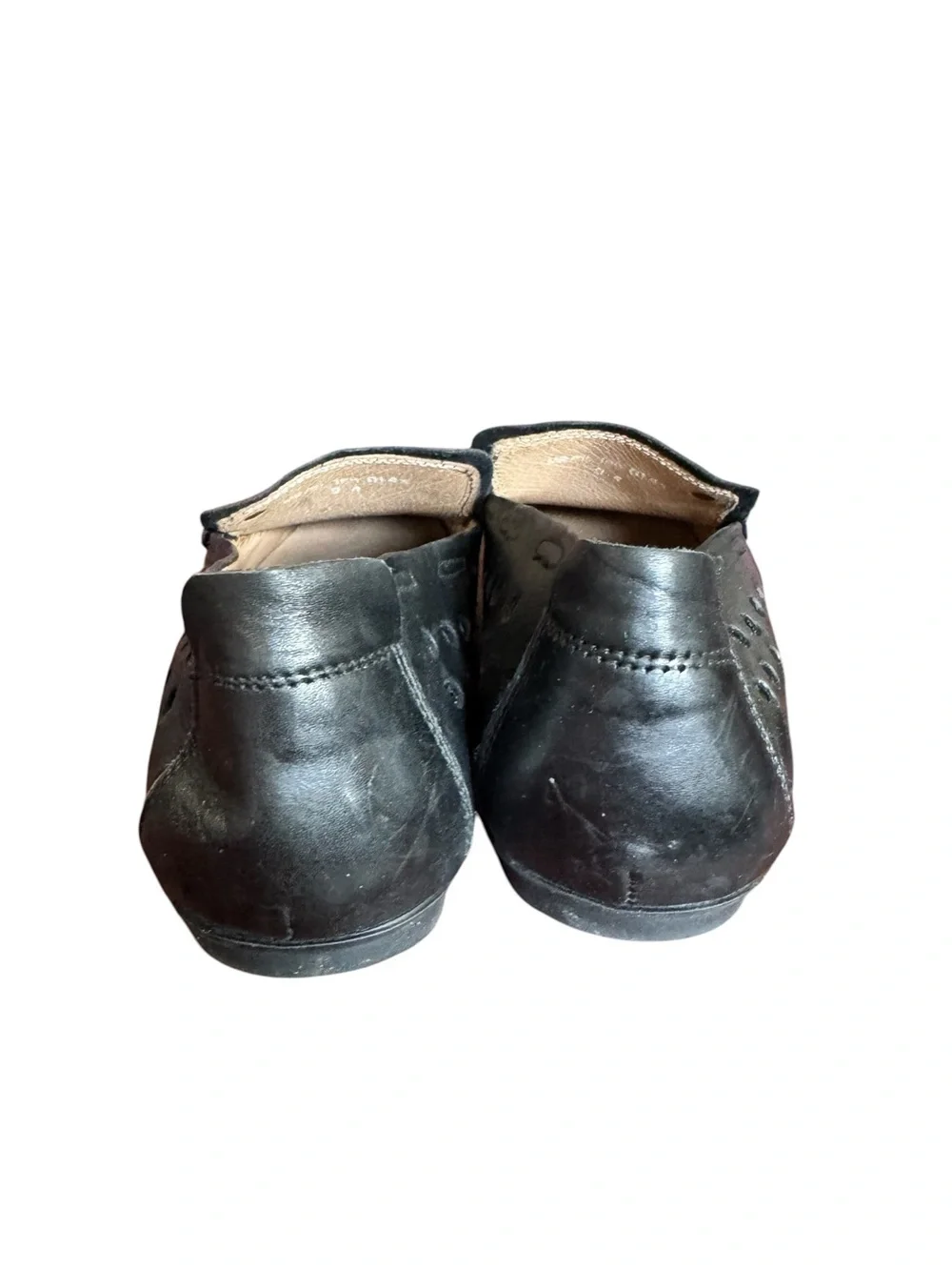 Valentino Black Leather Men’s Slip-On Driving Loafers